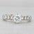 Gemstone Information: - Natural Diamond - Carats - 0.51ct Cut - Round Brilliant Color - H - I Clarity - VS2 - Natural...