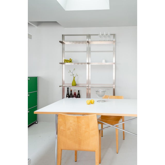 Contemporary Standard Double Wall Shelf in Steel by Possi and Mono For Sale - Image 3 of 9