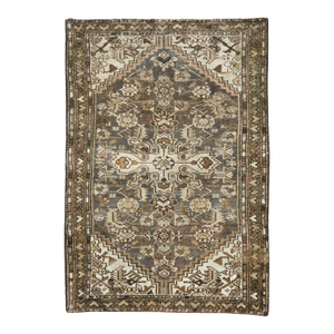 Galerie Shabab Collection Mid-20th Century Handmade Persian Malayer Throw Rug