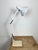 Vintage White Italian Architect Table Lamp, 1970s For Sale - Image 12 of 18