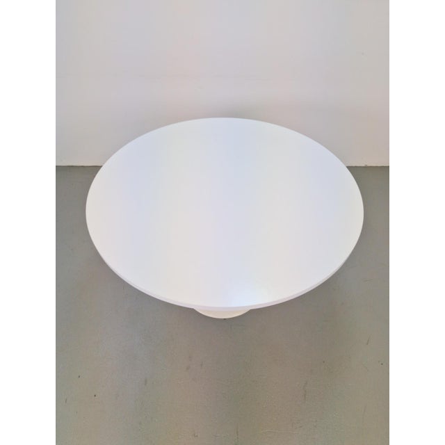 Textile Vintage Tulip Chairs and Dining Table in the style of Eero Saarinen, 1970s, Set of 5 For Sale - Image 7 of 17