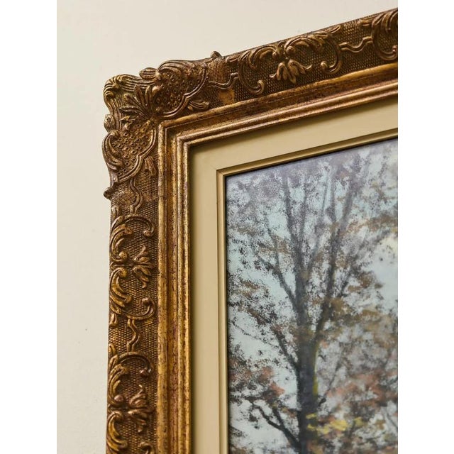 Pastel landscape painting by British painter Cox Garstin, son of the renowned English impressionist Norman Garstin. The...