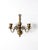 Vintage Brass Three Arm Wall Candle Sconce For Sale - Image 14 of 14