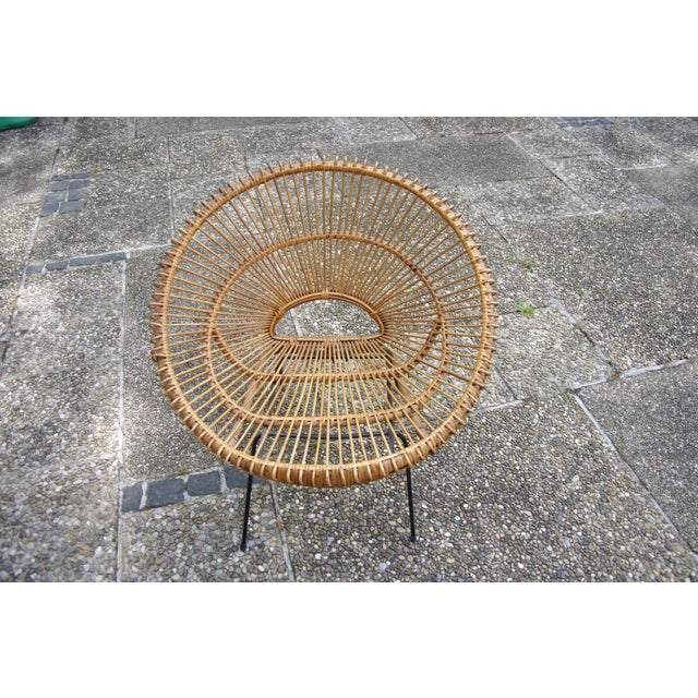 Sun Lounger in Rattan from Abraham and Dirk Jan Roi, France, 1950s For Sale - Image 13 of 13