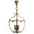Bronze and Glass French Lantern For Sale