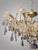 Marie Theresa Brass and Crystal 8-Light Semi Flush Chandelier For Sale - Image 4 of 8