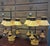 Metal Empire 3-Light Bouillotte Lamps in Lacquered Sheet Metal with Candle Extinguisher, 1920s, Set of 2 For Sale - Image 7 of 8