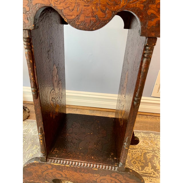 1900 - 1909 Antique Pagan Lectern, Old Norse Religion For Sale - Image 5 of 16