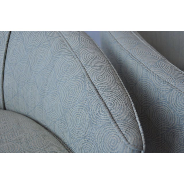 1960s Chrome Base Curved Lounge Chairs For Sale In Boston - Image 6 of 7