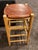 Gorgeous Mahogany and Maple solid wood stools with peg joinery. Custom commissioned stools by Dovetails Handcrafted...