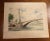 Antique colorprint on paper “Le pont de Tournelle et Norte Dame “ Ga Dumarais