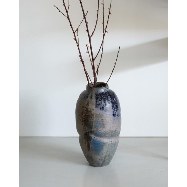 Studio Ceramic Vase by Daniel Achermann, Early 1990s For Sale - Image 6 of 11