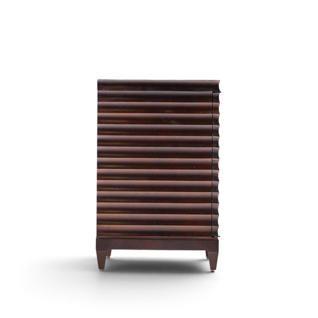 Baker Furniture Company Barbara Barry for Baker Mahogany Fluted Sideboard Credenza For Sale - Image 4 of 10