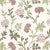 Schumacher Sheridan Linen Embroidery Fabric in Quartz For Sale