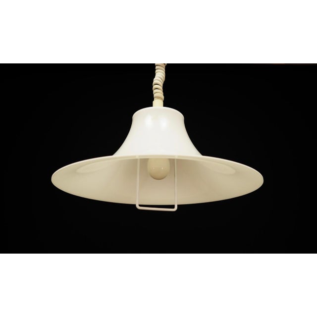 Fog & Mørup Danish White Pendant Lamp from Fog & Mørup, 1970s For Sale - Image 4 of 8