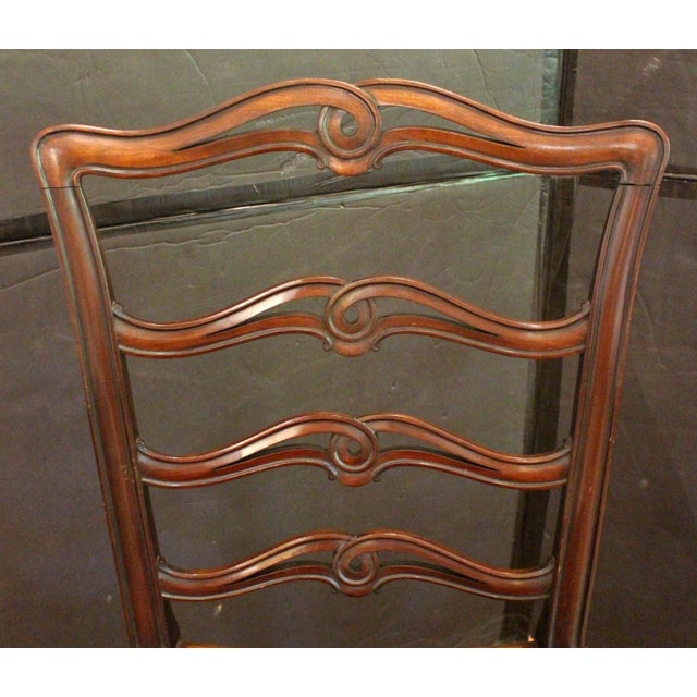 Circa 1880-1900 Georgian Style Set of 8 Dining Chairs For Sale In Raleigh - Image 6 of 8