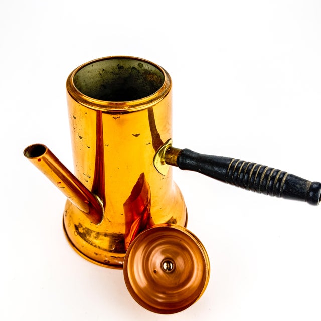 Copper Vintage Copper Turkish Coffee Pot For Sale - Image 8 of 10