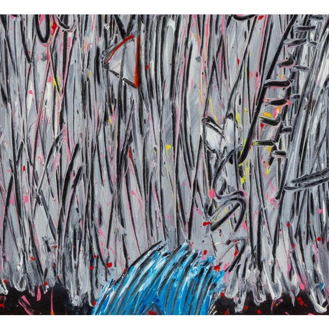 Elfi Schuselka (Austrian, b. 1940), Abstract Composition, Oil on Canvas, apparently unsigned, unstretched, unframed. 21.5"...