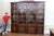 A large, impressive and fine quality George III-style mahogany breakfront bookcase—of a substantial scale with...