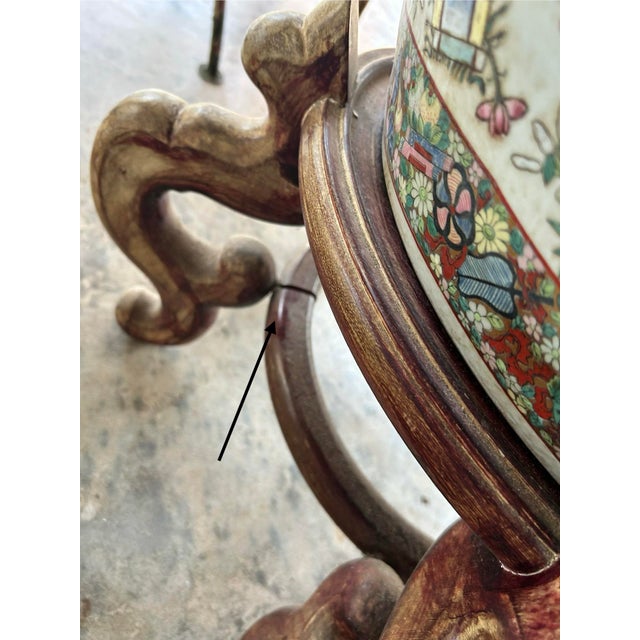 Antique Monumental Chinese Rose Medallion Palace Fish Bowl For Sale - Image 11 of 12