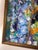 Vintage Large Abstract Impasto Oil Painting With Floral Motifs in a Gold Frame. For Sale - Image 12 of 12