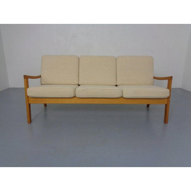 Senator Sofa in Oak by Ole Wanscher for Poul Jeppesen, Denmark, 1960s For Sale - Image 18 of 18