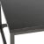 Modern Minimal Coffee Table in Distressed Black For Sale - Image 3 of 5