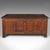 1700 Large Antique English Oak Coffer For Sale - Image 6 of 9