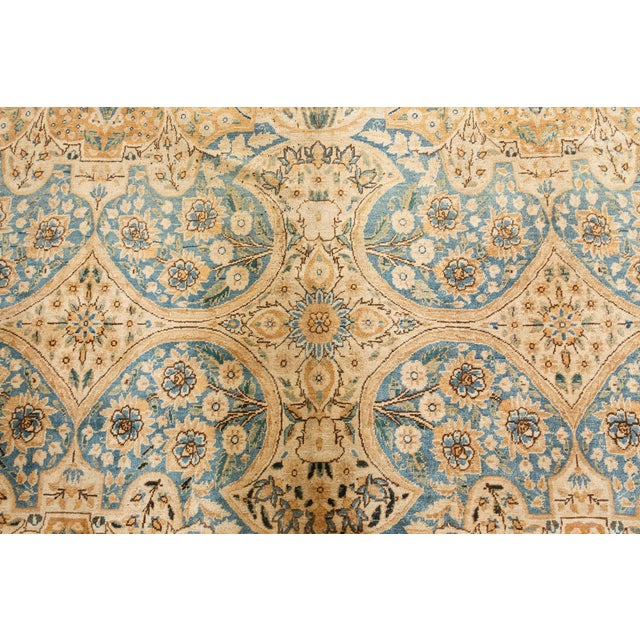Early 20th Century Authentic 1900s Persian Tabriz Handmade Wool Rug For Sale - Image 5 of 7