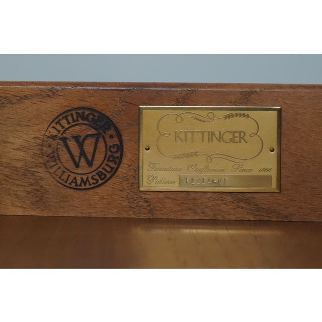 Kittinger Colonial Williamsburg 1 Drawer Mahogany Table For Sale - Image 17 of 18