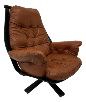 Swivel Chair by Hans Brattrud for Hove Möbler, 1970s