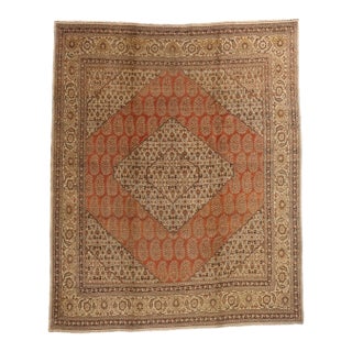 Late 19th Century Haji Khalili Persian Tabriz Rug, 10'00 X 12'02 For Sale