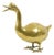 Large Brass Duck Sculpture, 1970s For Sale