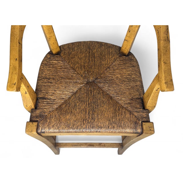 Vintage Farmhouse Chic Guy Chaddock Clarence Barstools - Set of 3 For Sale - Image 12 of 18