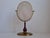 Brown Mid-Century Czechoslovakian Brass and Wood Swivel Table Mirror, 1960s For Sale - Image 8 of 18