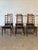 These elegant dining chairs feature a striking tall sculpted ladder-back profile with gracefully tapered legs. The refined...