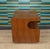 1970s Walnut Record Player Side Table on Casters, 1970s For Sale - Image 5 of 14