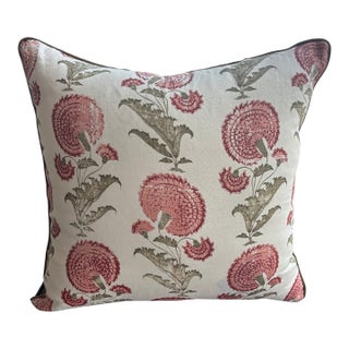 Jasper Indian Flower Pillow For Sale