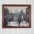 Mid Century Danish Modernist Cityscape Oil Painting by Hugo Langkilde Larsen For Sale - Image 16 of 16