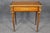 This is a superb, absolutely decadent bronze mounted end table with a single drawer and drop-dead-gorgeous marquetry inlay...