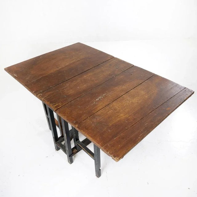 Wood Swedish Folding Table, 1800s For Sale - Image 7 of 7