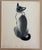 Up for sale is this vintage print from a 1943 collection by acclaimed illustrator Clare Turlay Newberry. It is matted in a...