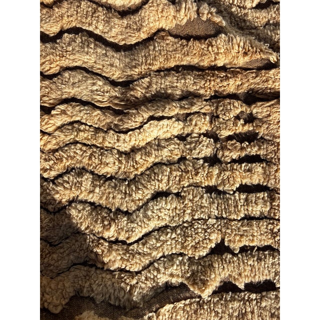 Bauhaus Large Moroccan Berber Rug, 1990 For Sale - Image 3 of 11