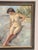 Karl Vilhelm Anstensen, Coastal Scene with Sunbathing Nude Woman, 1957, Oil Painting on Canvas, Framed For Sale - Image 11 of 17