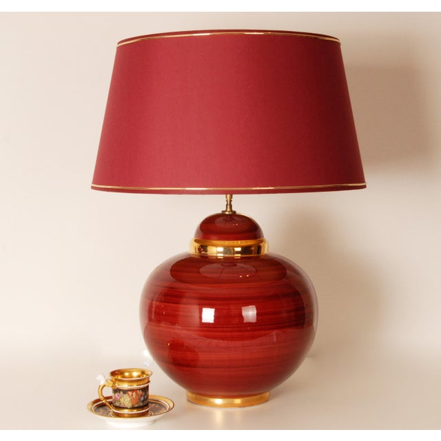 Mid-Century Modern Vintage Table Lamps in Ceramic by Kostka, 1970s, Set of 2 For Sale - Image 3 of 13