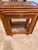 Largest table measures approximately: 19.5" H × 20" W x 14" D Beautiful vintage (over 50 years old) set of four...