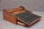 19th Century Chinese camphor wood and brass inlaid writing slope of exceptional quality, having a drawer to the front...