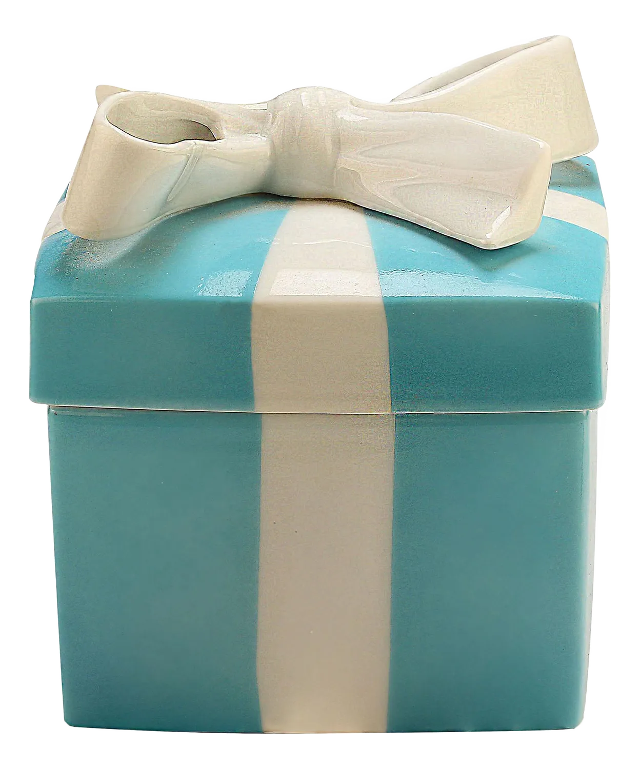 Mid 20th Century Tiffany & Co Iconic Blue Ceramic Gift Box | Chairish