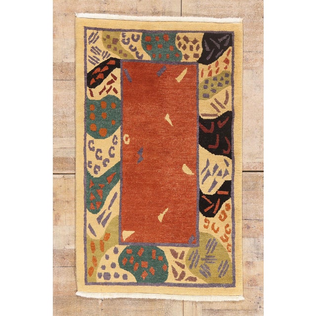 Vintage Tibetan Rug, 03'01 X 05'01 For Sale - Image 10 of 10