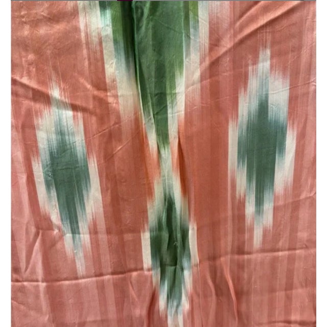 1950s Vintage Ikat Navajo Tablecloth For Sale - Image 5 of 11